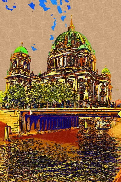 Berlin sanat tasarlamak — Stok fotoğraf