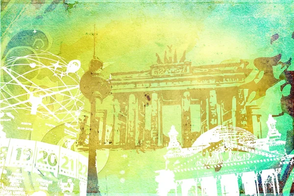 Berlin art design illustration — Stock Photo, Image