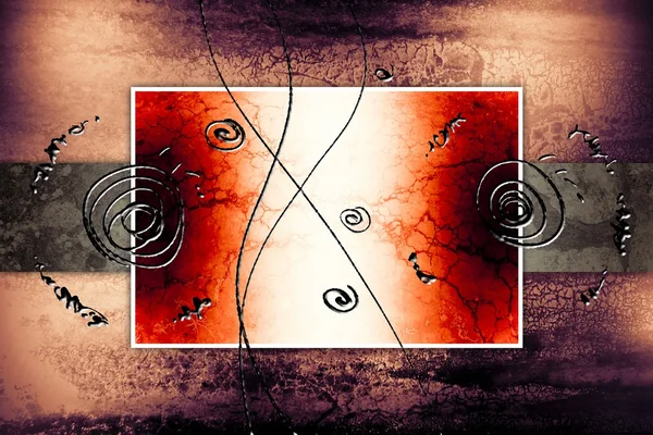 추상 컬러 디자인 아트 — 스톡 사진