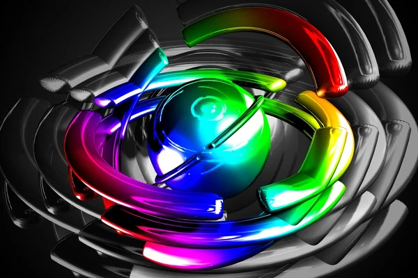 Art abstraction lumière couleur — Photo