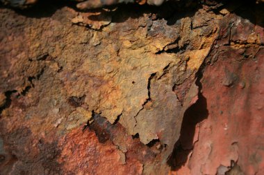 grunge parçalanmış boya paslı metal arkaplan