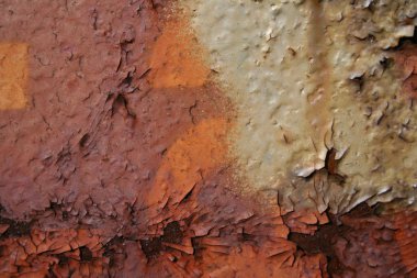 grunge parçalanmış boya paslı metal arkaplan