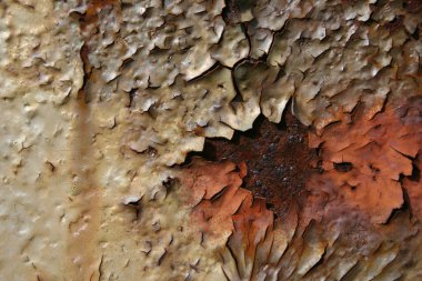 grunge parçalanmış boya paslı metal arkaplan