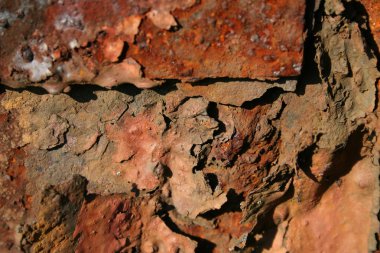 grunge parçalanmış boya paslı metal arkaplan