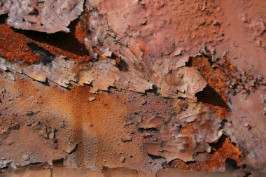 grunge parçalanmış boya paslı metal arkaplan