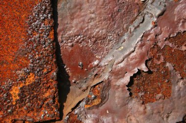 grunge parçalanmış boya paslı metal arkaplan