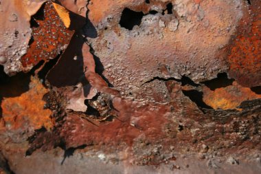 grunge parçalanmış boya paslı metal arkaplan