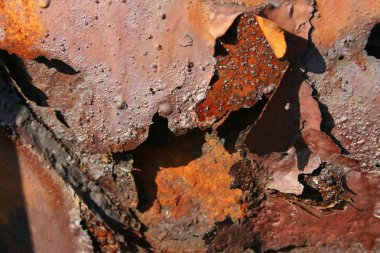 grunge parçalanmış boya paslı metal arkaplan