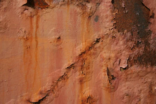 Grunge gechipte verf roestige textuur metalen achtergrond — Stockfoto