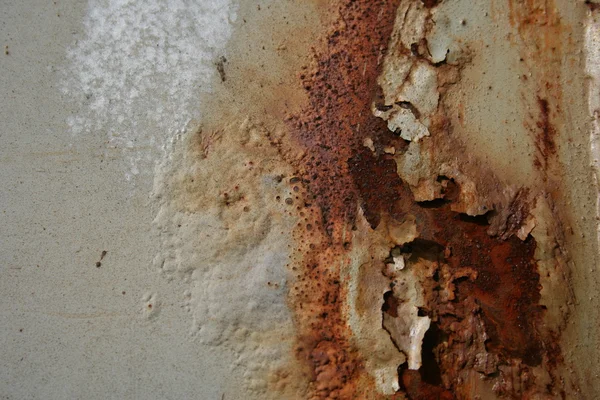 Grunge scheggiato vernice arrugginito sfondo metallico strutturato — Foto Stock