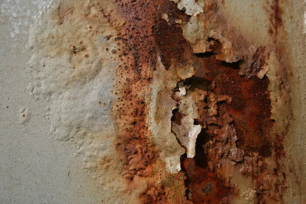 Grunge scheggiato vernice arrugginito sfondo metallico strutturato — Foto Stock