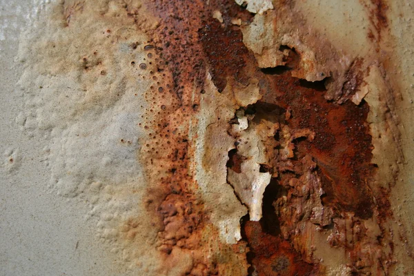 Grunge chipped paint rusty textured metal background — Stock Photo, Image