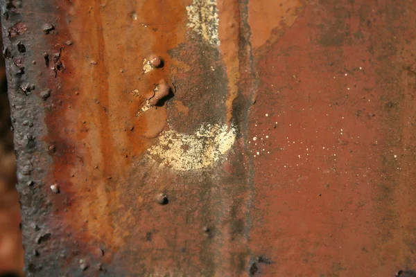 Grunge chipped paint rusty textured metal background — Stock Photo, Image