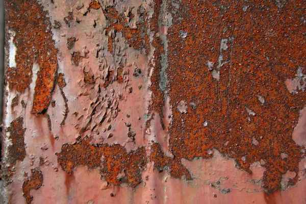 Grunge chipped paint rusty textured metal background — Stock Photo, Image