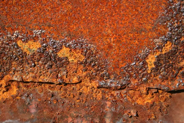 Grunge chipped paint rusty textured metal background — Stock Photo, Image
