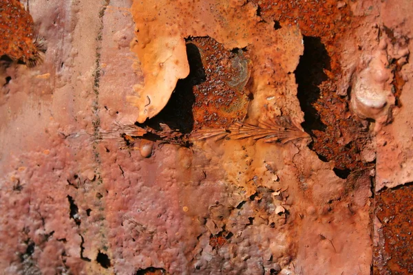 Grunge viruta pintura oxidada textura metal fondo —  Fotos de Stock