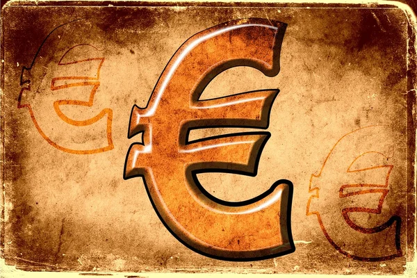 Euro icon illustration — Stock fotografie