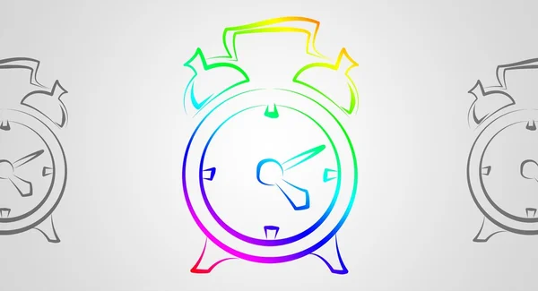 Reloj Icono Ilustración —  Fotos de Stock