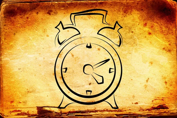 Relógio Ícone Ilustração — Fotografia de Stock