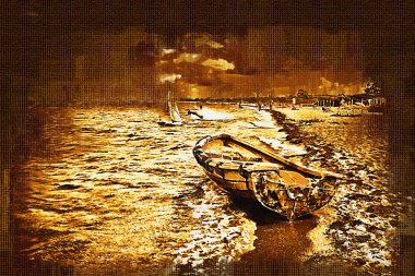 Deniz ve deniz araçları boyama