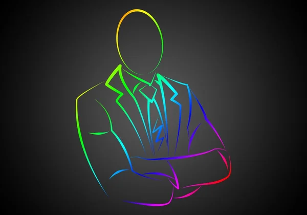 Businessman icon illustration — Stock Photo, Image