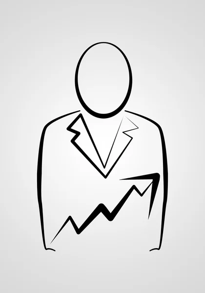 Businessman icon illustration