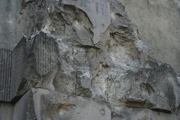 Stenen muur textuur of achtergrond — Stockfoto