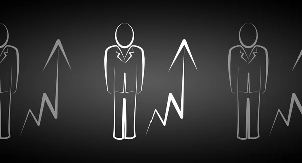 Businessman icon illustration — Stock Photo, Image