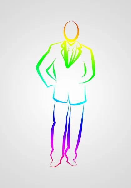 Businessman icon illustration — Stock Photo, Image