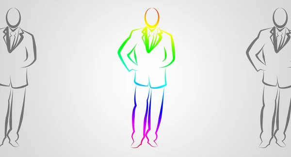 Businessman icon illustration — Stock Photo, Image