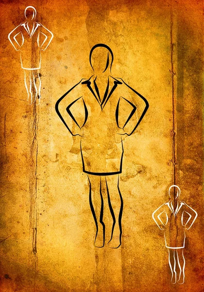 Business Woman icon illustration — Stock Photo, Image