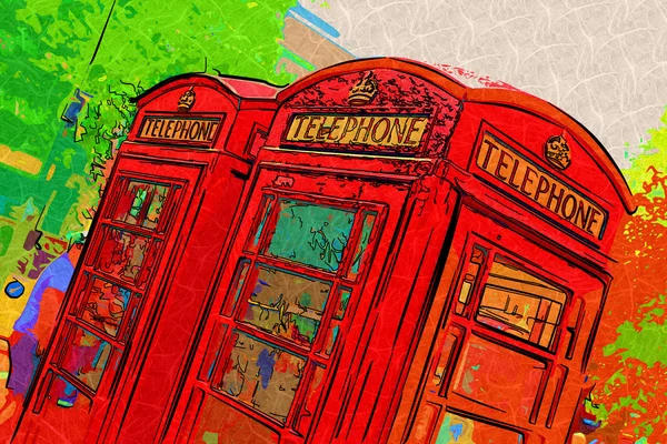 Illustrazione del design artistico di Londra — Foto Stock