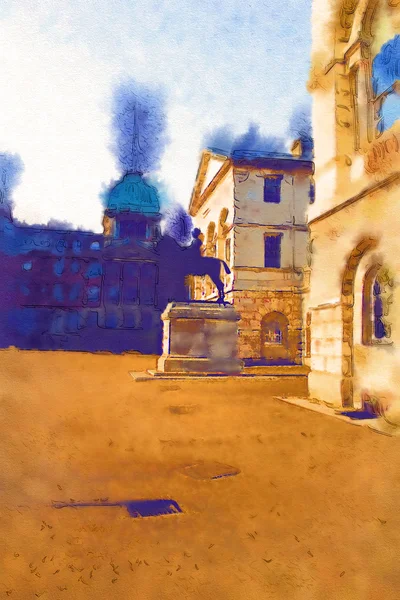 Illustration aquarelle Londres — Photo