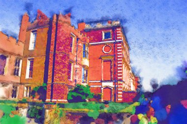 Londra suluboya resim