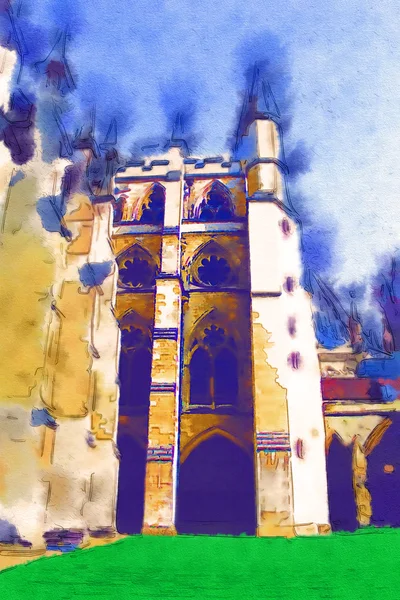 Illustration aquarelle Londres — Photo