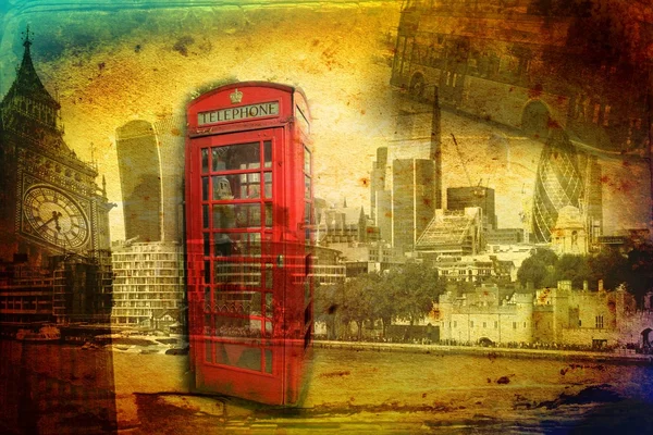 London art design illustration — Stock Photo, Image