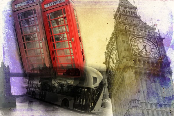 London konst design illustration — Stockfoto