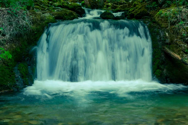 Маленькі Водоспади Річці Бігар Природний Заповідник Горах Аніна — стокове фото