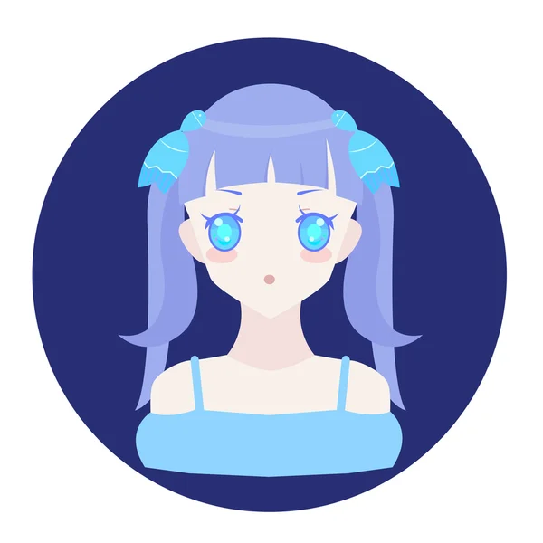 Horóscopo icono del zodiaco Piscis — Vector de stock