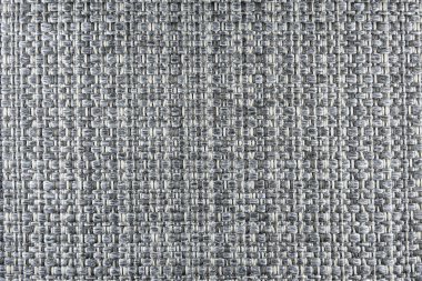 arkaplan için siyah ve beyaz (gri) kumaş detay dokusunu kapat