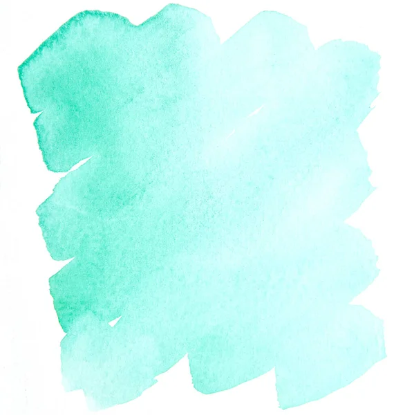 Une Image Photo Ciel Vert Abstrait Aquarelle Sur Papier Peinture — Photo