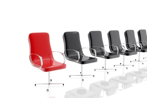 De stoelen van het Bureau. job interview concept Rechtenvrije Stockfoto's