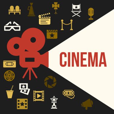 Spotlight ile sinema Retro Video projektör.