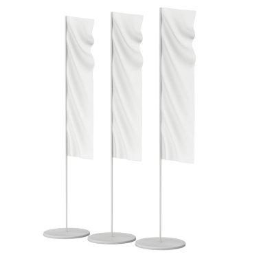 Flag Blank Expo Banner Stand.