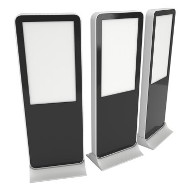 Trade show booth LCD display stand.