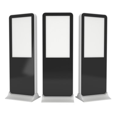Trade show booth LCD display stand.