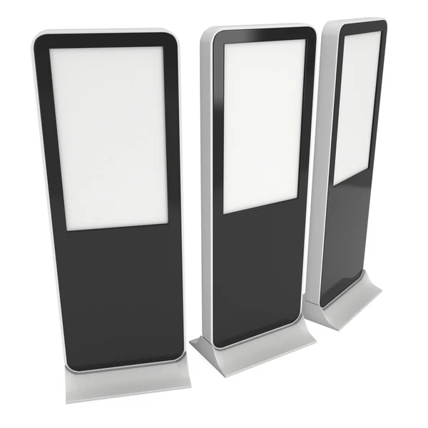 Trade show booth LCD display stand. — Stock Photo, Image