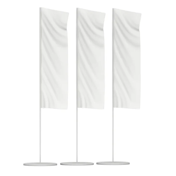 Flag Blank Expo Banner Stand. — Zdjęcie stockowe