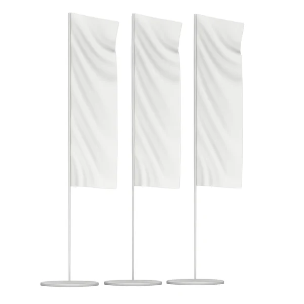 Flag Blank Expo Banner Stand. — 스톡 사진