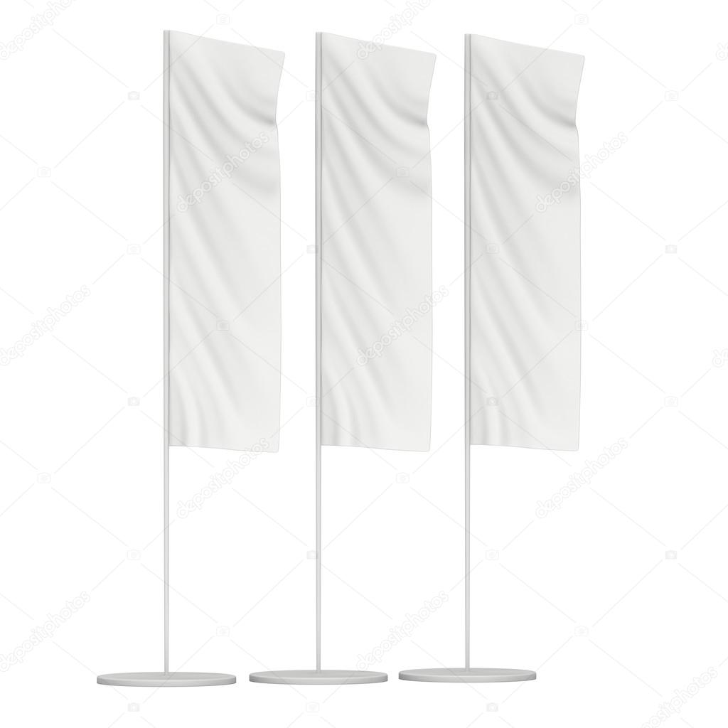 Flag Blank Expo Banner Stand.